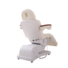 Wholesale white and adjustable folding electric leather massage table
